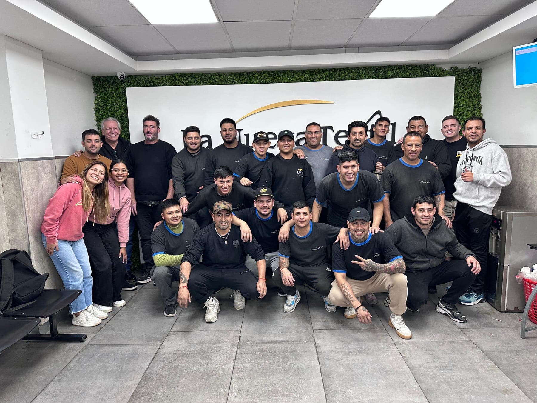 El equipo de La Nueva Textil